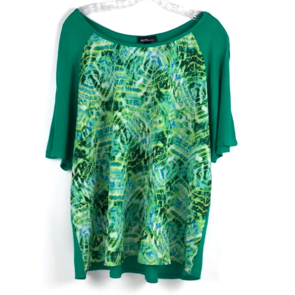 Green plus size Alyx Woman t shirt